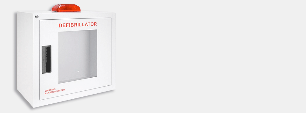 Gabinete de pared AED, puede ser colocado en interiores y exteriores - DESFIMEX